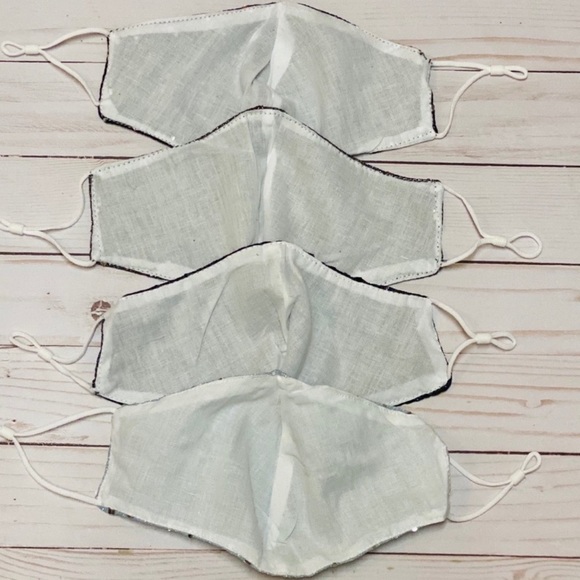 Bundle Of 8 Mesh Sequined Adjustable Face Masks - Picture 6 of 6